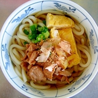 体が温まる☆肉うどん